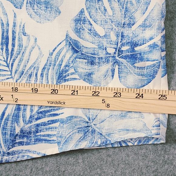 Jogal Men's Short Sleeve Shirt NEW Blue Tropical Button Up XL - Picture 8 of 11